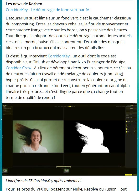 Telegram Rich Message showing an image within the article text